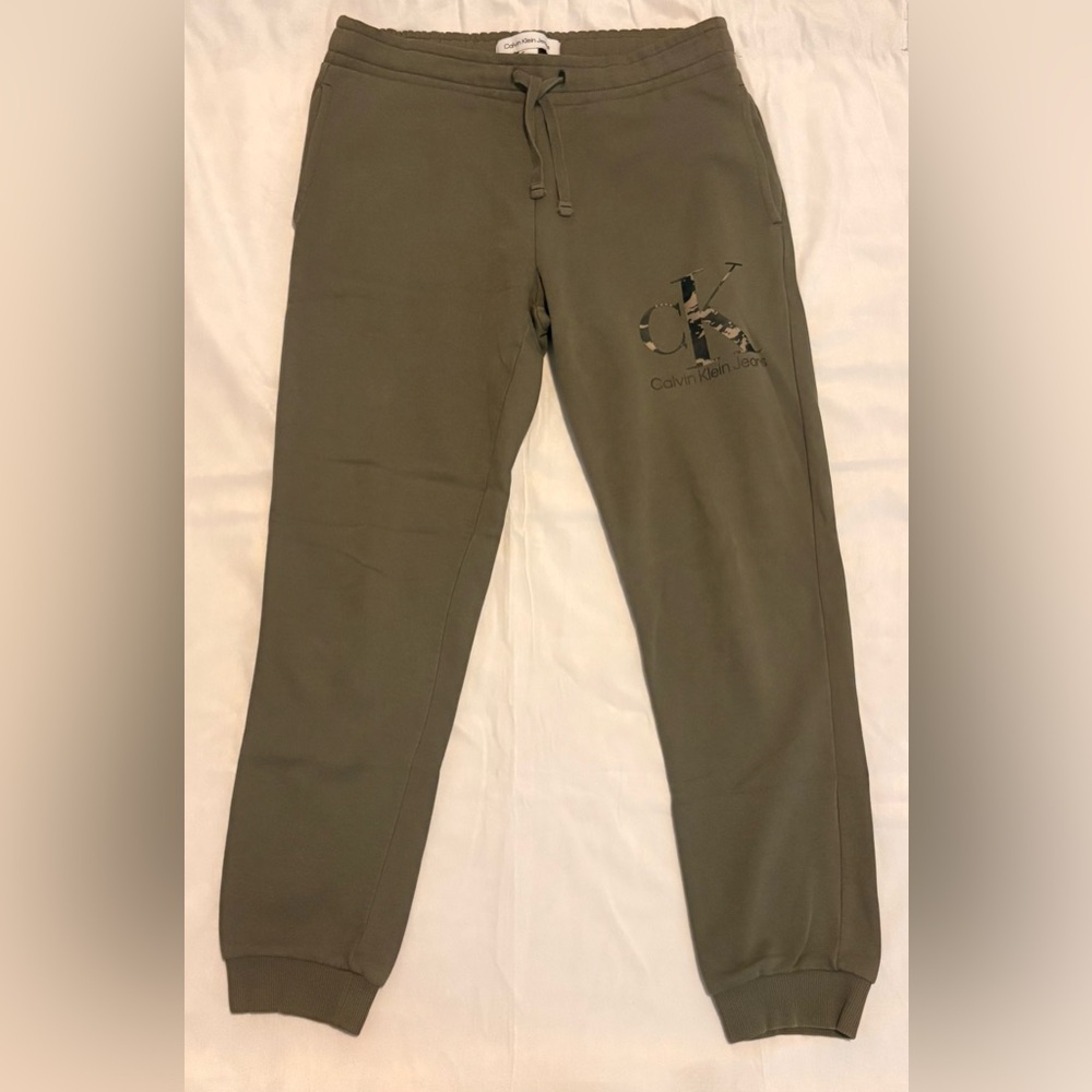 Calvin Klein Green Sweatpants Joggers
